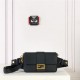 BAGUETTE grain leather bag black High