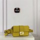 BAGUETTE grain leather bag green yellow High