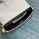 MINI BAGUETTE leather bag White High