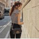 BAGUETTE CHAIN nappa leather bag Black High