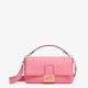 LARGE BAGUETTE leather bag Pink High