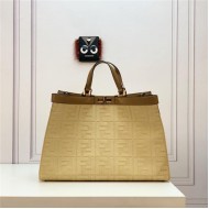 PEEKABOO X-TOTE canvas bag Beige High