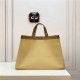 PEEKABOO X-TOTE canvas bag Beige High