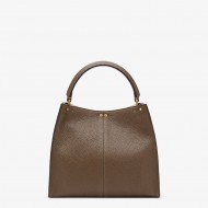 PEEKABOO X-LITE MEDIUM leather bag Brown High