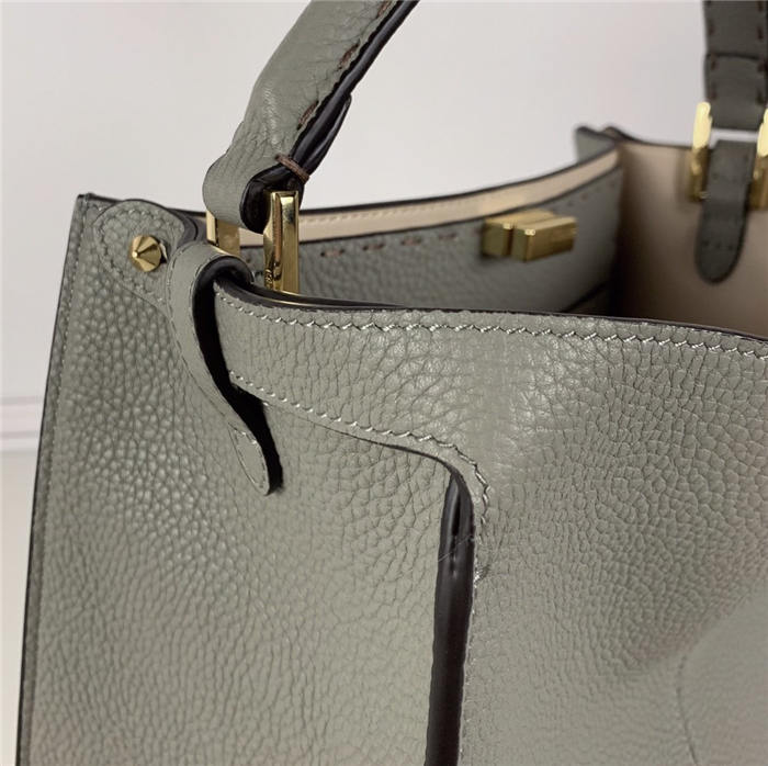 PEEKABOO X-LITE MEDIUM Cuoio Romano leather bag Gray High