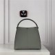 PEEKABOO X-LITE MEDIUM Cuoio Romano leather bag Gray High