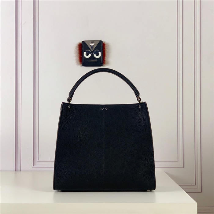 PEEKABOO X-LITE MEDIUM leather bag Black High