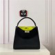 PEEKABOO X-LITE MEDIUM leather bag Black High