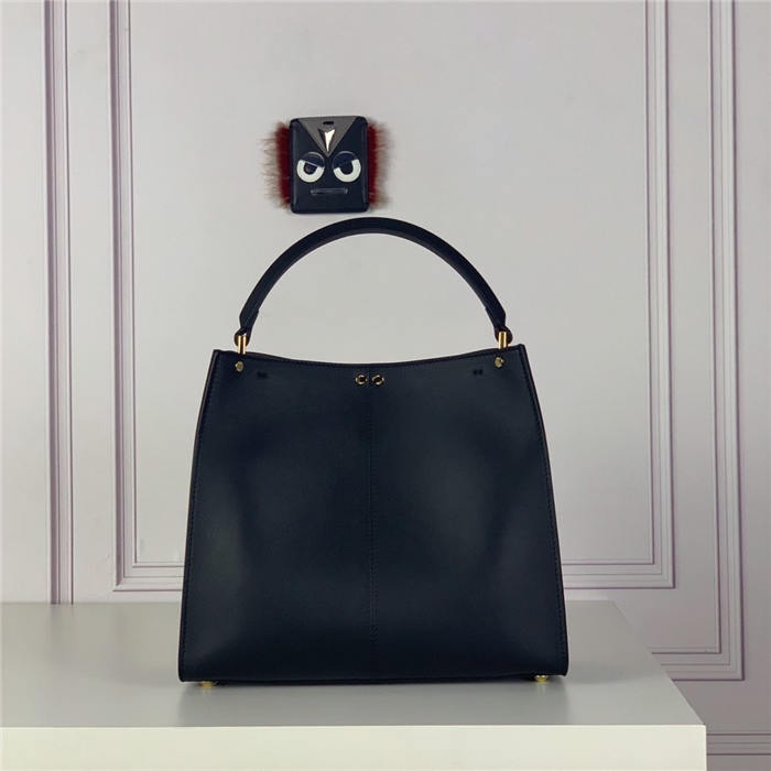 PEEKABOO X-LITE MEDIUM leather bag Black High