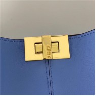 PEEKABOO X-LITE MEDIUM leather bag Blue High