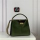 PEEKABOO X-LITE MEDIUM leather bag Green High