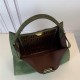 PEEKABOO X-LITE LARGE leather bag Green High