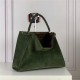 PEEKABOO X-LITE LARGE leather bag Green High