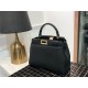 PEEKABOO ICONIC MINI leather bag Black High