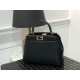 PEEKABOO ICONIC MINI leather bag Black High