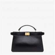 PEEKABOO ISEEU EAST-WEST leather bag Black High