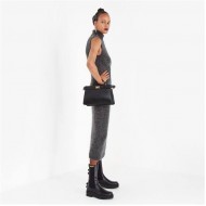 PEEKABOO ISEEU EAST-WEST leather bag Black High