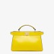 PEEKABOO ISEEU EAST-WEST leather bag Yellow High