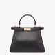 PEEKABOO ISEEU MEDIUM leather bag Black High