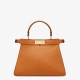 PEEKABOO ISEEU MEDIUM leather bag Brown High