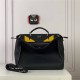 PEEKABOO ICONIC ESSENTIAL calfskin bag Black High