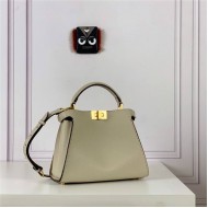 PEEKABOO ICONIC ESSENTIALLY Cuoio Romano leather bag Beige High