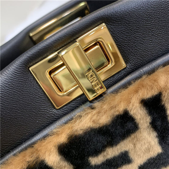 PEEKABOO shearling bag High