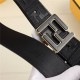 Fendi FF Leather Belt 38mm FF Buckle High