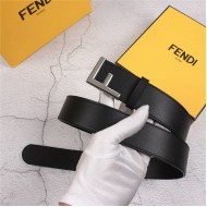 Fendi Leather Belt 38mm F Buckle High