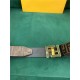 Fendi FF Leather Belt 38mm FF Buckle High