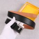 Fendi Leather Belt 38mm F Buckle High