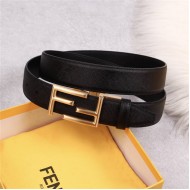 Fendi Leather Reversible Belt 35mm FF Buckle High