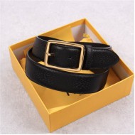 Fendi Leather Belt 35mm Pin Buckle High