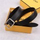 Fendi Leather Belt 35mm Pin Buckle High