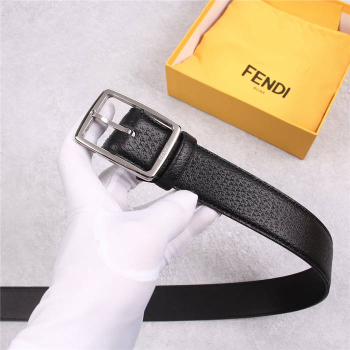 Fendi Leather Belt 35mm Pin Buckle High