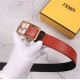 Fendi FF Leather Belt 35mm Pin Buckle High