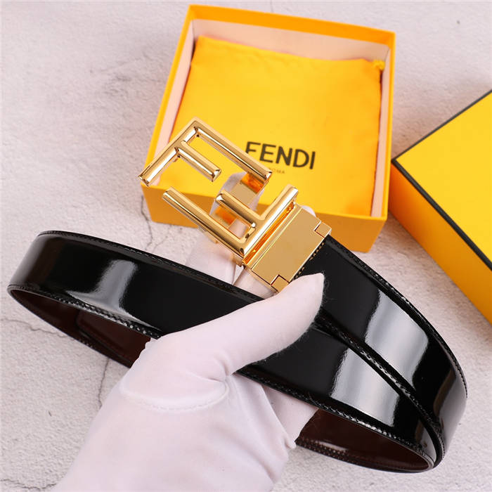 Fendi Shiny Reversible Belt 35mm FF Buckle High