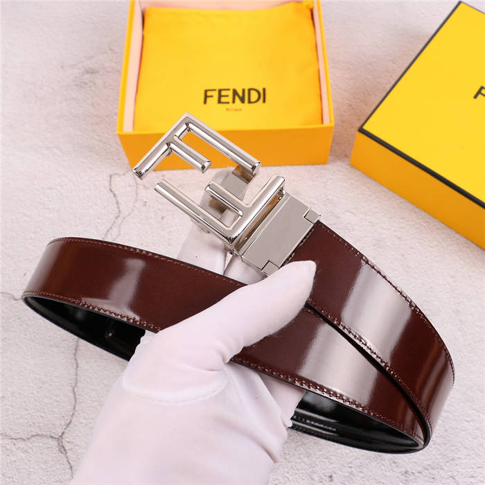 Fendi Shiny Reversible Belt 35mm FF Buckle High