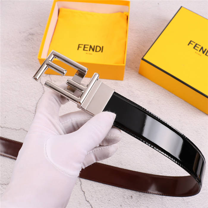 Fendi Shiny Reversible Belt 35mm FF Buckle High