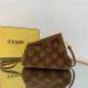 Fendi First Small Suede bag Brown High