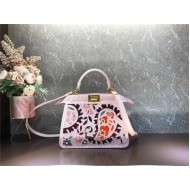 Fendi PEEKABOO ISEEU SMALL Pink Lace Bag Mid