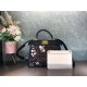 Fendi PEEKABOO ISEEU SMALL Black Lace Bag Mid