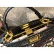 Fendi PEEKABOO ISEEU SMALL Black Lace Bag Mid