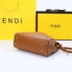 Fendi PEEKABOO ICONIC ESSENTIAL MEDIUM Camel Bag