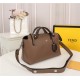 Fendi BY THE WAY MEDIUM Brown leather Boston bag