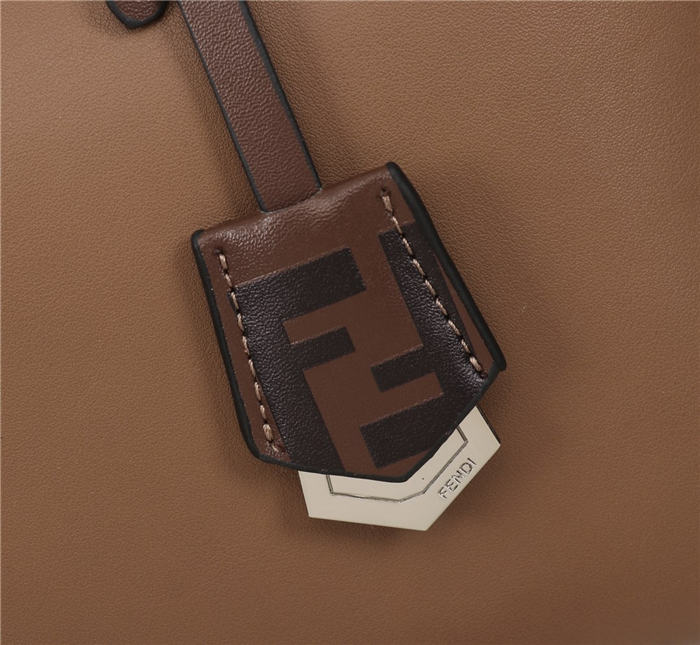 Fendi BY THE WAY MEDIUM Brown leather Boston bag