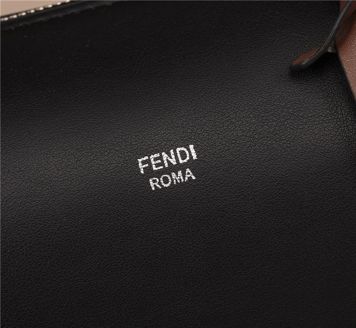 Fendi BY THE WAY MEDIUM Black leather Boston bag