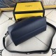 Fendi BY THE WAY MEDIUM Navy leather Boston bag