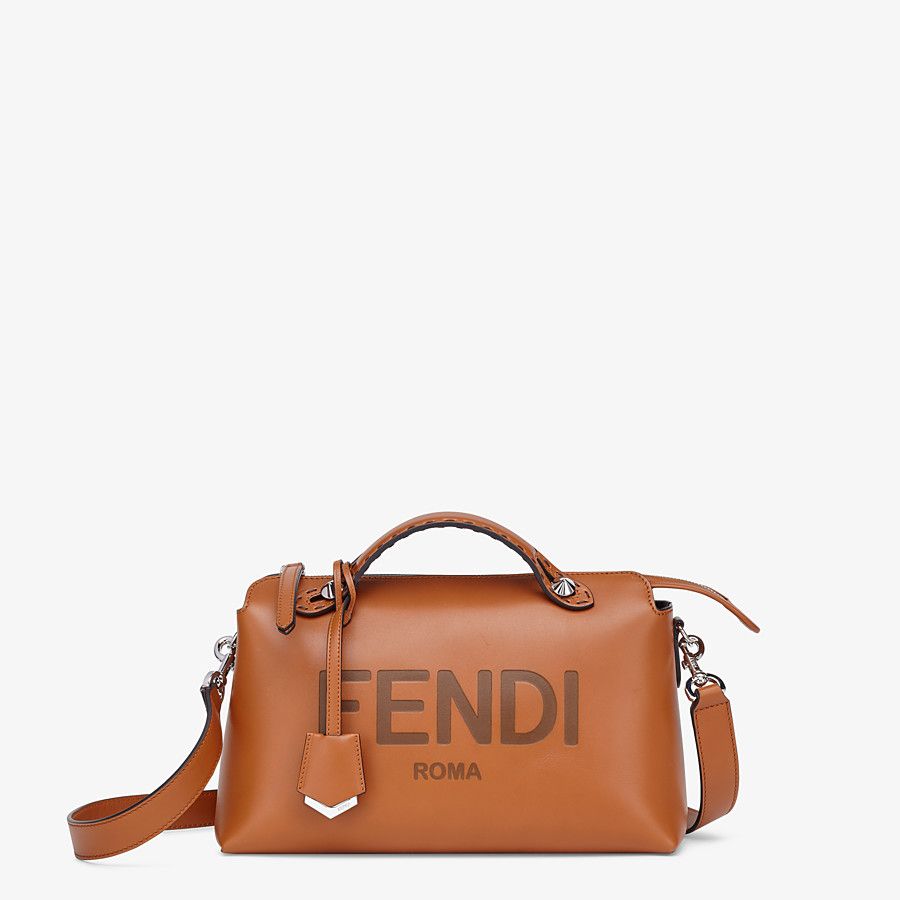 Fendi BY THE WAY MEDIUM Brown leather Boston bag