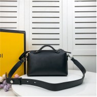 Fendi BY THE WAY MEDIUM Black leather Boston bag